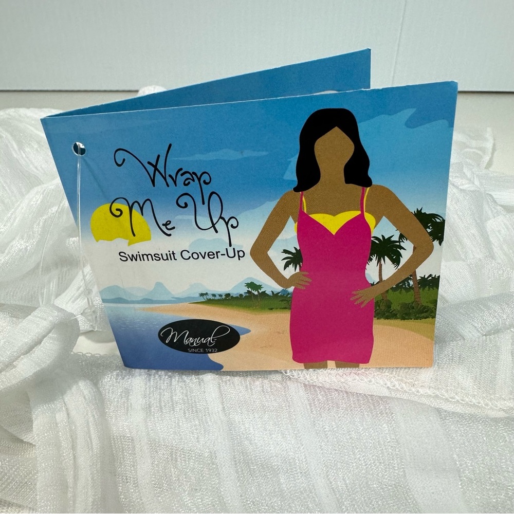 IJ Isabella’s Journey Wrap Me Up Beach Coverup OS Summer - Picture 6 of 12